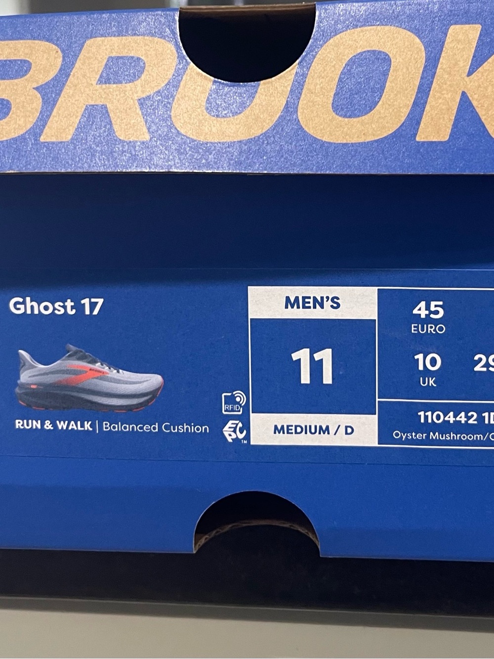 Brooks Men’s Ghost 17 Neutral Running Shoe - Picture 2 of 2